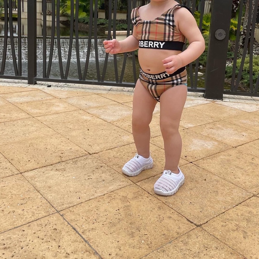 Toddler BURBERRY swim suit bikini